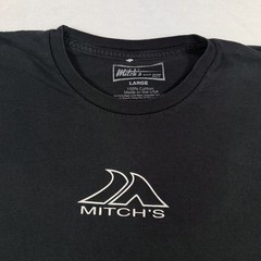 Mitch’s Surf Shop Men’s Long Sleeve Graphic T-Shirt Size Large Black Classic