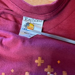 Ed Sheeran Plus Album Graphic T-Shirt Burgundy Mens XL Bay Island Sportswear