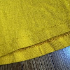 Vintage Champion Xavier University Shirt Mens Medium Yellow Made USA 80s Rare SS