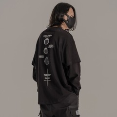 Niepce Men’s Tech Evolution Long Sleeves Tee Streetwear Techwear T-shirt