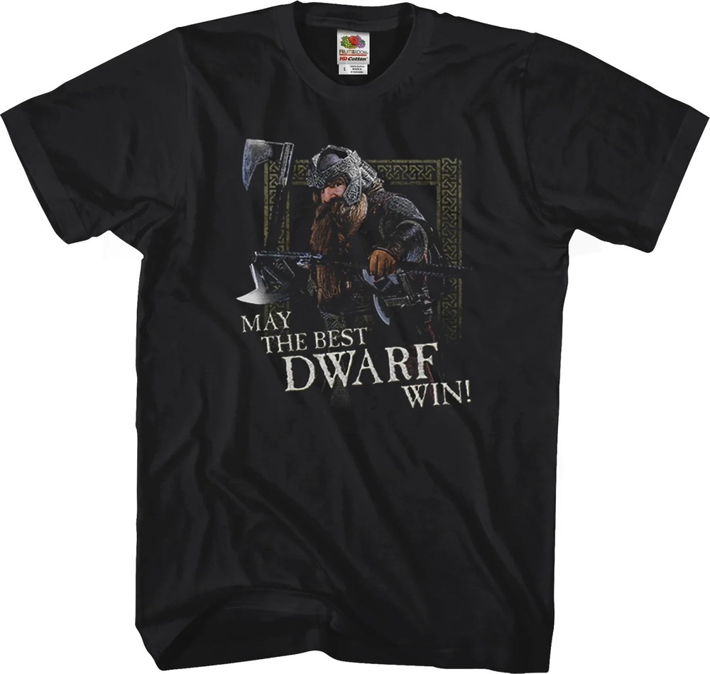 The Lord Of The Rings Gimli T-Shirt 180 GSM | 100% Cotton DTG Print