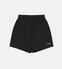 National Geographic Black 3PCS Set T-Shirt Shorts Mini Bag New