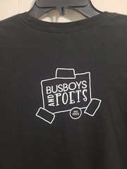 Busboys And Poets Pride Washington DC Large Mens Black Double-sided Logo Tshirt