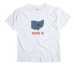 Newark Ohio OH T-Shirt HEART