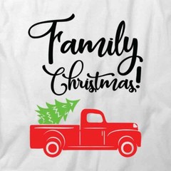 FAMILY CHRISTMAS TShirt Tee Short-Sleeved Cotton HOLIDAY CLOTHING S1WCA567