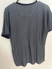 Cactus Man Ricky Singh Men’s Geometric Knit Tee Button Pocket L Short Sleeve