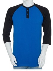 Styllion Big and Tall – Mens Raglan Henley Baseball Shirts – Heavy Weight – RHQS