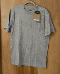The North Face Men’s Short Sleeve Core Celebration Box NSE Tee Gray Size M NWT