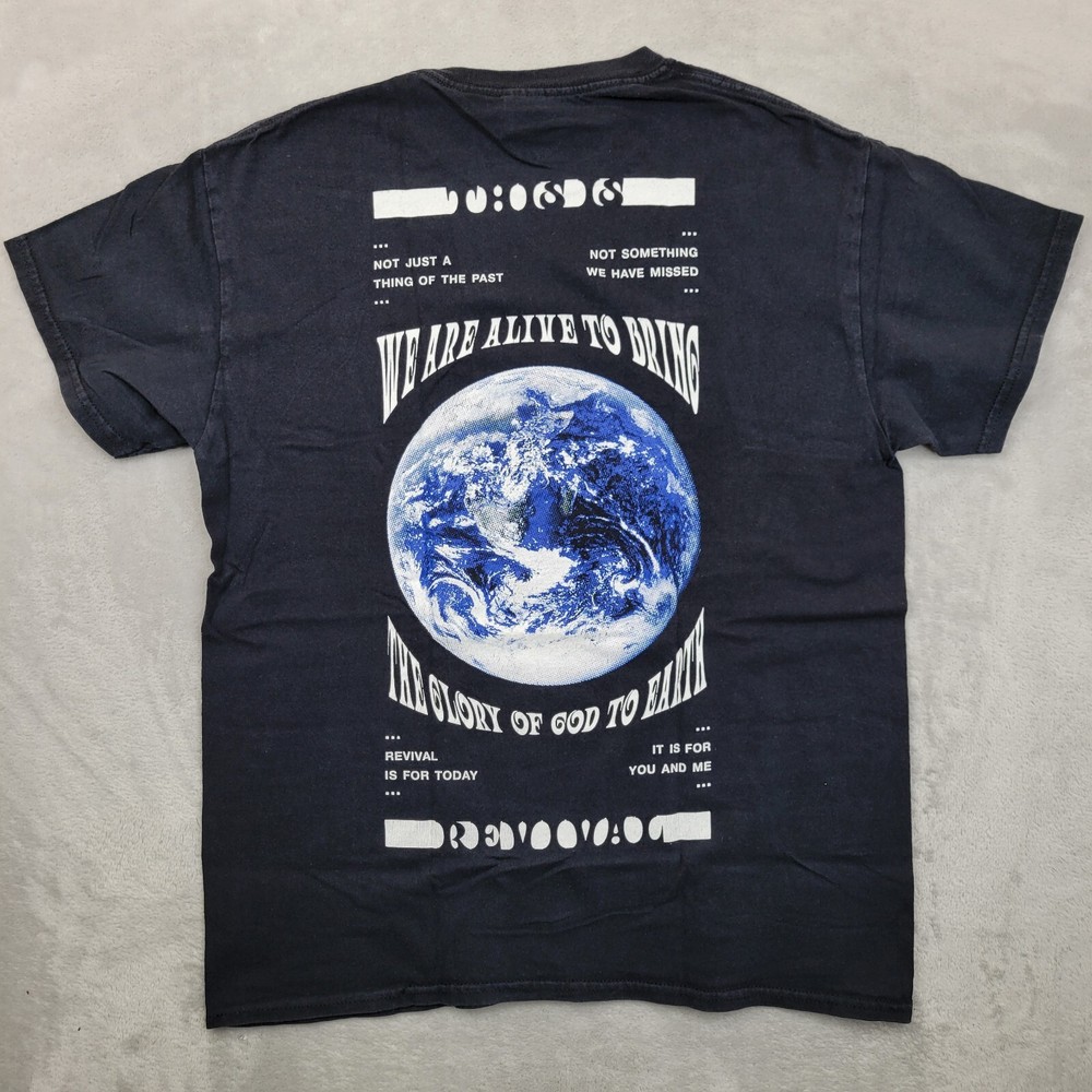 This Is Revival Shirt Mens Medium Christian Religion Glory God Earth Sanctuary