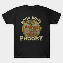 Vintage Hong Kong Phooey Style T-Shirt Retro 1974 Cartoon Dog Kung Fu Graphic