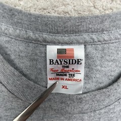 Bayside American TShirt Unisex US Navy Sz XL Gray Short Sleeve Honor Courage EUC