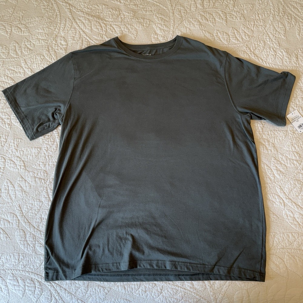 Member’s Mark Men’s Essential Soft Short Sleeve Crewneck Tee Green XXL