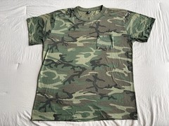 Vintage 80’s Ace Sportswear Camo Pocket Tee Super Thin XL USA