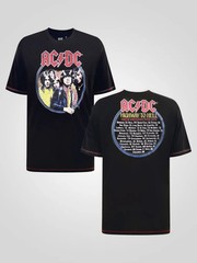 D555 Duke Big Mens AC/DC Printed T-Shirt Licensed Product 2XL-10XL (601914)