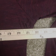 i Jeans By Buffalo Caruso Mock Cowl Neck Maroon Long Sleeve Shirt Sz L Mens Logo