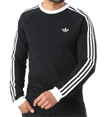 NEW MEN’S ADIDAS ORIGINALS CALIFORNIA TREFOIL LONG SLEEVE SHIRT~ LARGE ~ KE3546