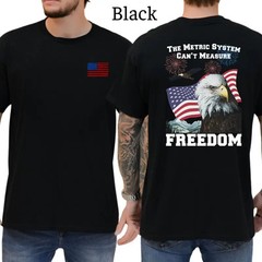 The Metric System Can’t Measure Freedom T-Shirt, Mens Shirts Funny, Conservative