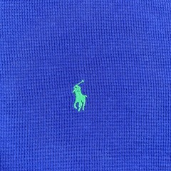 Polo Ralph Lauren Mens Waffle Knit Thermal Crewneck T Shirt Blue Size L G