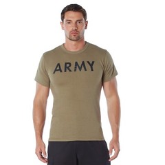Rothco Men’s AR 670-1 Coyote Brown ARMY Physical Training T-Shirt