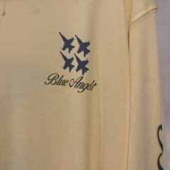 Blue Angels Vapor Light Weight Long Sleeve Yellow Shirt