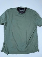 JACHS New York Men’s Green Crew Neck T-Shirt Large