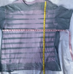 Vintage Fruit Of The Loom T-shirt Size 3X 100%Cotton Deadstock Hand Dyed Upcycle