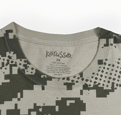 Kerusso T Shirt Mens 2XL Digital Camo Ephesians 6:13 Graphic Tee Jesus Bible