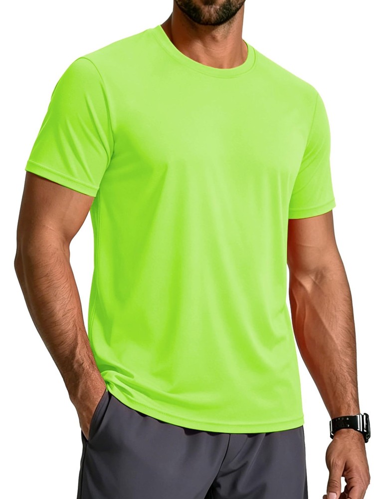 Men’s Performance Outdoor Shirt UV Blocking Rash Guards Quick Dry Lightweight…