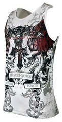 Xtreme Couture by Affliction Men’s Tank Top Shirt Carnivore Skull Biker S-3XL