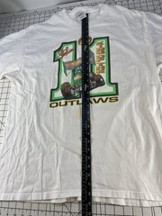 Vtg 90s Y2K Steve Kinser World Of Outlaws Sprint Car Circle Dirt Track Race Tee