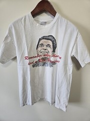 Vintage Ronald Reagan US Political Campaign Tee Medium America Real President