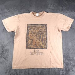 Vintage 90s Lion King Simba Size XL Movie Promo Disney T Shirt