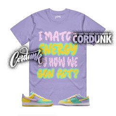 Dunk Easter Air Force 1 Emerald Yellow Hydrangeas Pink Foam Shirt Match MATCH