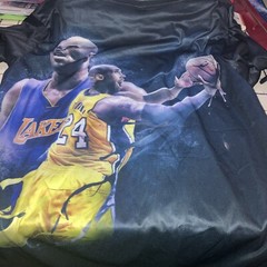 NWOT Kobe Bryant All Over Digital Print T-Shirt Size L Dwk167