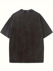 4 Pack Men’s 230g Vintage Washed Oversized T-Shirts Loose Fit Cotton