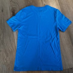 Peanuts Hybrid Snoopy Woodstock Rainbow Blue Graphic T-Shirt Small RN117508