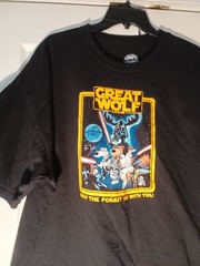 Great Wolf Lodge Men’s Graphic Black T-Shirt Size 2X