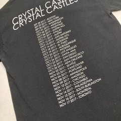Crystal Castles 2017 Tour T-shirt Official Size Small