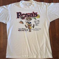 Vintage ‘90s Rosa’s Taco Shop & Mexican Grill Arizona Chicano Funny T-shirt M