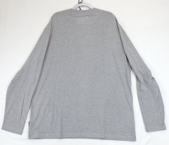 Jachs NY Henley Long Sleeve Shirt Men 3XL Stretch Gray Classic Causal Outdoors