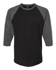 Men’s Classic Raglan Baseball Tee Vintage Sports Team Fine Jersey 3/4 T-Shirt