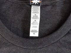 Humants Men’s XL Workwear /Outdoor Jersey Pocket Tee Dark Gray heather Cotton