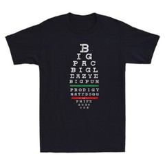 2025/Old School Hip Hop Music Rap Legends Eye Chart 90s Hip-Hop Vintage Men’s T-