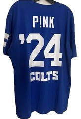P!NK Pink Alecia Moore Concert TShirt ’24 Summer Carnival Colts Mens XL Blue New