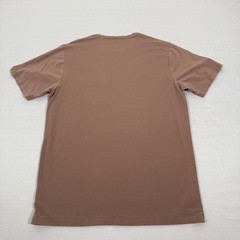 Vuori Shirt Mens Medium Brown Linear Tech Pocket Tee Performance Stretch Gym