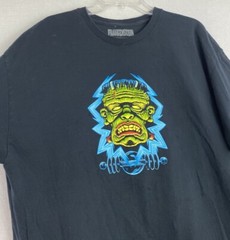 FRANKENSTEIN Lootwear Lootcrate Black Shirt Universal City Studios XL HALLOWEEN