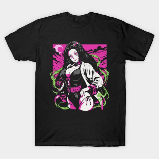 Nezuko Kamado Waifu Shirt, Anime Demon Slayer: Kimetsu No Yaiba T Shirt V14