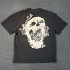 Revenge Smoke Skull Short Sleeve Crew Neck Men’s T-Shirt Size S
