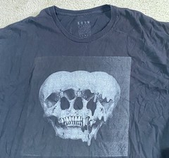 KREW Skull Tee-Shirt Black and gray XL