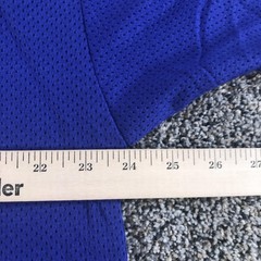 Vintage Russell Athletic Shirt Mens XL Royal Blue Mesh Henley Jersey Athletic